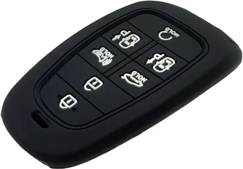 Vista 5 de REPROTECTING Funda de Goma de Silicona para Llavero Compatible con 7 Botones 2019 2020 2021 Hyundai Sonata Nexo 2022 Hyundai Tucson 2023 Palisade