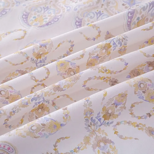 Vista 88 de OAITE - Juego de funda de edredón individual con patrón floral de 600 hilos, ultrasuave, 100% algodón, fibra larga, juego de 3 piezas, transpirable