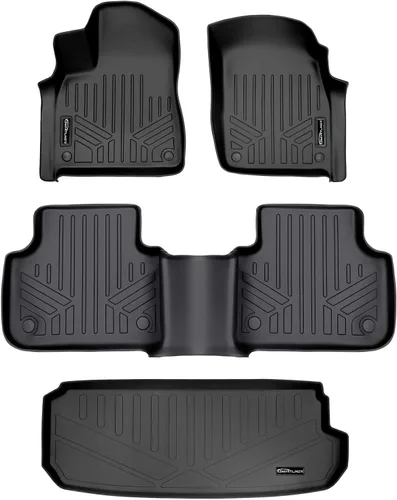 Vista 19 de MAXLINER Juego de alfombrillas de piso y forros de primera fila para Audi A4 / S4 Sedan / A4 Allroad 2017-2025