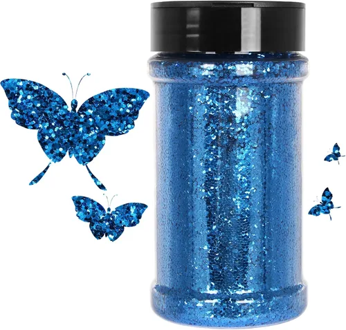 Vista 15 de Purpurina negra ultrafina, 16 onzas (1 libra), purpurina fina para manualidades de resina, uñas, vasos, slime, cosméticos y decoración de festivales