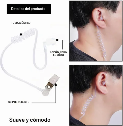 Vista 3 de Sucrain Juego de gafas de sol negras de juguete Cosplay con tapones para los oídos portador de anillo para disfraz de Halloween