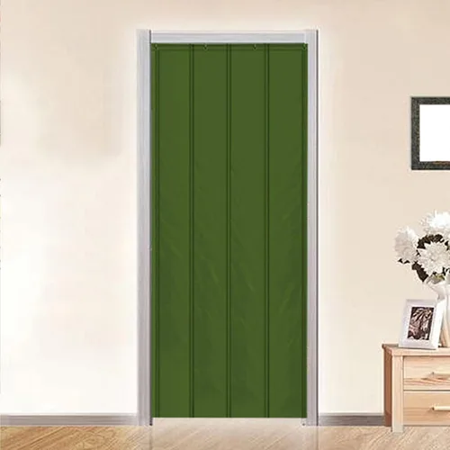 Vista 7 de Cortinas a prueba de sonido para puerta, cortinas opacas con cancelación de ruido, paneles de puerta de algodón grueso de invierno, manta