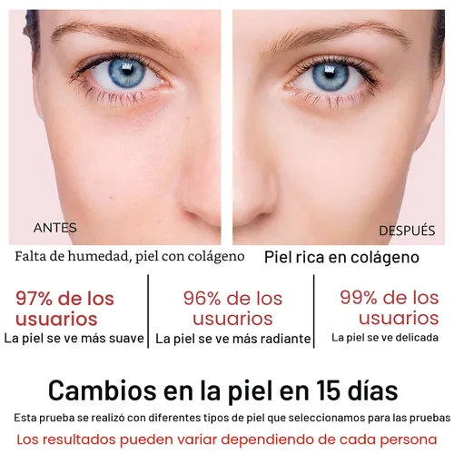 Vista 4 de Crema de Colágeno en Gel - Contiene Niacinamida y Colágeno Hidrolizado Liofilizado - Elasticidad e Hidratación - Reduce Líneas Finas y Opacidad