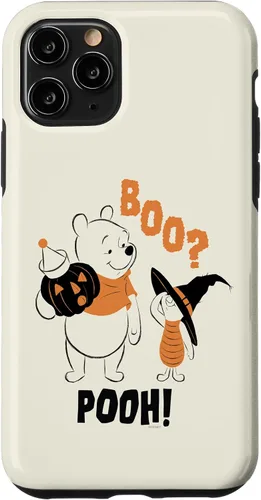 Vista 27 de iPhone 16 Disney Winnie the Pooh Boo Pooh Funda de Halloween