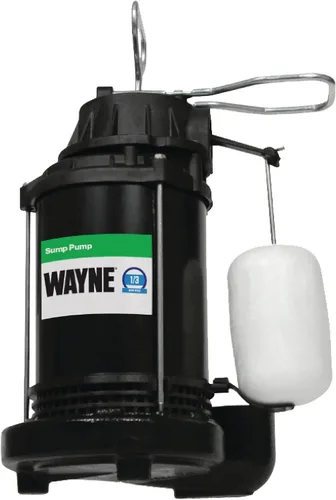 Vista 15 de WAYNE CDU1000 1 HP Bomba sumergible de hierro fundido y acero inoxidable con interruptor de flotador vertical integrado - 58321-WYN2