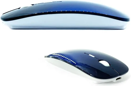 Vista 9 de KLO Mouse Bluetooth recargable para MacBook/MacBook Air/Pro/iPad, mouse inalámbrico para portátil/notebook/PC/iPad/Chromebook (Oro)