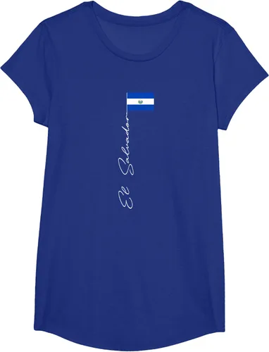 Vista 21 de Camiseta patriótica con bandera de El Salvador, Negro