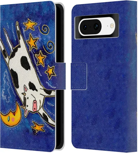 Vista 10 de Head Case Designs Wyanne Quiet Creative Animals 2 - Funda de piel con licencia oficial para Google Pixel 8 Silencioso creativo