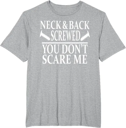 Vista 71 de Camiseta divertida para recuperación de cirugía de columna vertebral y cuello y espalda, Negro