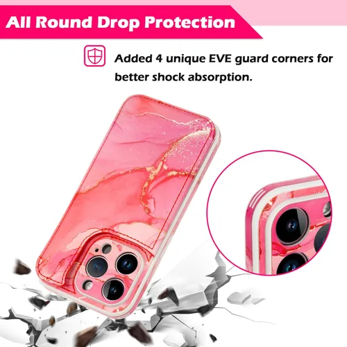 Vista 6 de Funda tipo cartera para Apple iPhone 14 Pro de 6.1 pulgadas, tarjetero de piel sintética con bloqueo RFID, funda para teléfono celular