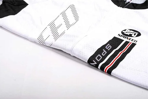 Vista 5 de sponeed - Jerséis de ciclismo para hombre, tops, camisas de ciclismo, manga corta, atuendo de ciclismo, chaqueta de ciclismo de cierre completo