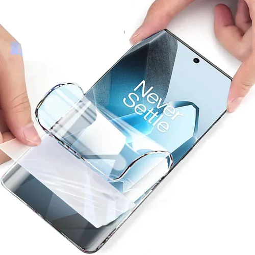 Vista 6 de Protector de pantalla frontal flexible para OnePlus 8/8 5G / 8 5G UW 6.55 "1+8 3D Película de hidrogel transparente TPU sensible al tacto Desbloqueo