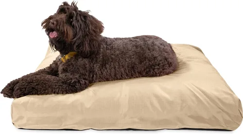 Vista 28 de K9 Ballistics Almohada rectangular resistente para perros medianos, funda extraíble, lavable, duradera y resistente al agua, cama para perro hecha