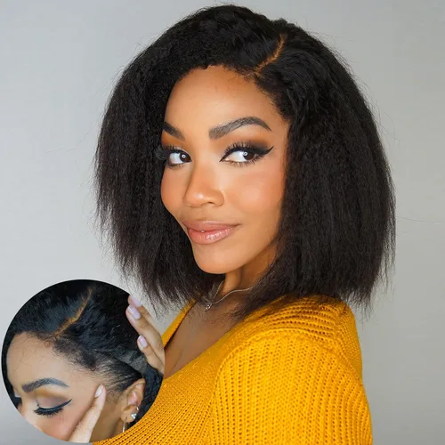 Vista 12 de Luvme Hair Ultra Confortable, de Colocación Rápida y Fácil, Corte Pixie Corto con Flequillo de 12.7 cm, con Tapa de Algodón Amistosa con la Piel