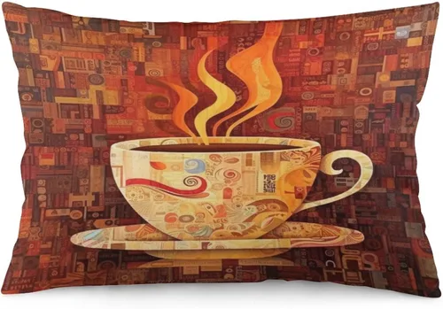 Vista 25 de Funda de almohada con sombrero de bruja con diseño de gato de 20 x 30 pulgadas, diseño de impresión de doble cara con cremallera invisible, Patrón 8