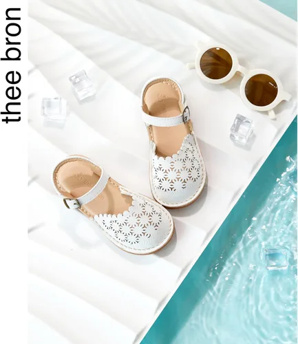 Vista 173 de THEE BRON Sandalias cómodas para niñas, zapatos para niños, sandalias rellenas