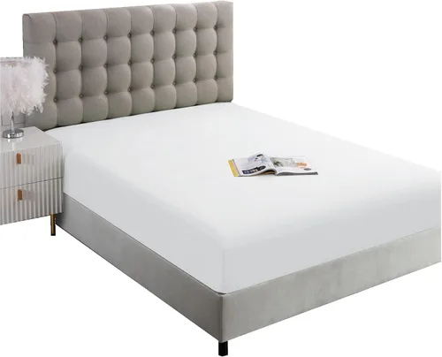 Vista 16 de Sábana ajustable de tamaño completo Ghooss - Sábana con bolsillo profundo de hasta 14 pulgadas - Resistente a las arrugas, la decoloración
