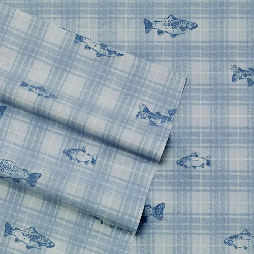 Vista 9 de Eddie Bauer - Juego de sábanas individuales, sábanas de percal de algodón, frescas y frescas, ideales para dormitorio