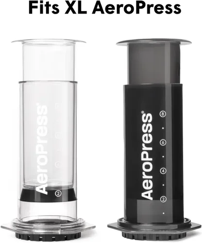 Vista 8 de AeroPress Microfiltros de papel blanco XL para cafetera, filtros de café compostables hechos de papel blanco, sin cloro, se adapta a cafeteras