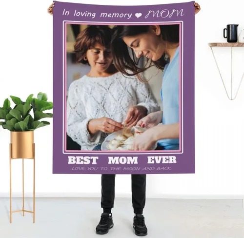 Vista 27 de HUGLAZY Manta personalizada con fotos y texto, manta de franela para parejas de adultos, regalo para cumpleaños, Día del Padre, Día de la Madre, Día