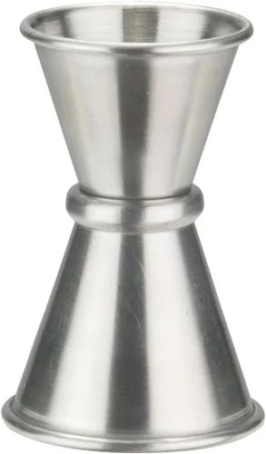 Vista 3 de WINCO Jigger de estilo japonés, plateado