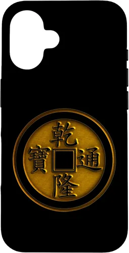Vista 28 de iPhone 12/12 Pro I Ching Coin Chinese Lucky Charm Fortune Success Money Magic Case
