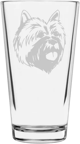 Vista 135 de Podenco Canario - Vaso de pinta de 16 onzas con temática de perro personalizado