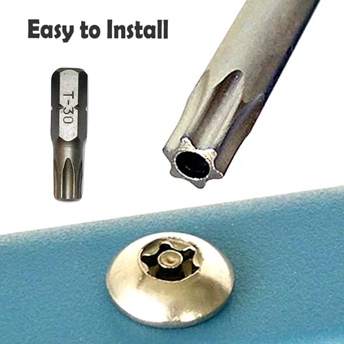 Vista 4 de Aootf Tornillos de acero inoxidable para placa de matrícula, pernos antirrobo para marco de matrícula, sujetadores resistentes a manipulaciones