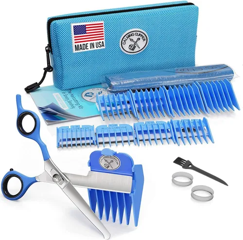 Vista 10 de Calming Clipper, Kit de corte de pelo silencioso para niños con autismo y sensibilidad sensorial, diestros