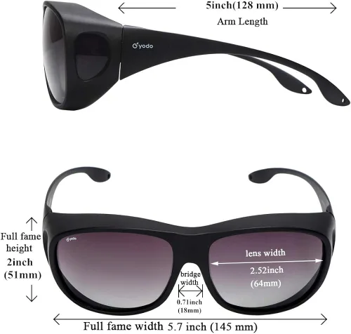 Vista 3 de yodo Gafas de sol con lentes polarizadas para hombres y mujeres