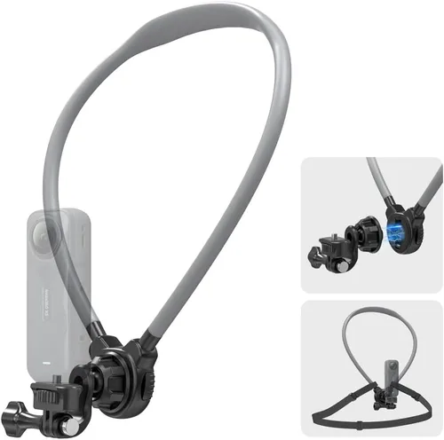 Vista 10 de Accesorios magnéticos para GoPro, base de liberación rápida para bicicleta, selfie stick, monopie, soporte de trípode, compatible con GoPro Hero