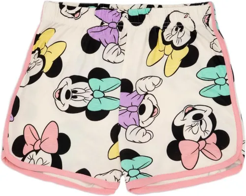 Vista 5 de Disney Pijama de Minnie Mouse para niñas Camiseta y pantalones cortos de Minnie Mouse para niños Diseño divertido de Minnie Mouse