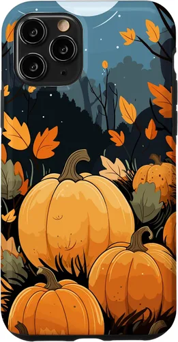 Vista 29 de Pumpkin Fall & Autumn Leaves, Fall Color Theme, Pumpkins Case for iPhone 16