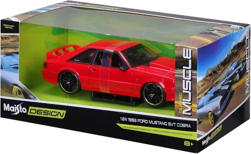 Vista 9 de Maisto 1:24 Músculo 1993 Ford Mustang SVT Cobra