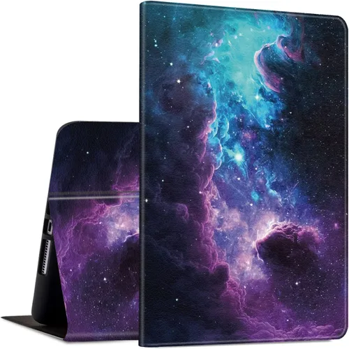 Vista 22 de Rossy Funda para tableta Amazon Fire HD 8 (8ª/7ª/6ª generación, versión 2018/2017/2016) delgada y ligera, de piel sintética, multiángulo, ajustable