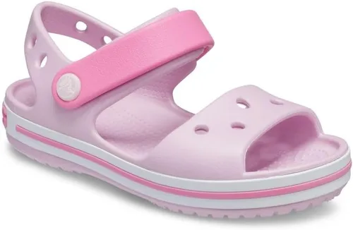 Vista 2 de Crocs Sandalias Crocband para niños Rosa Bailarina