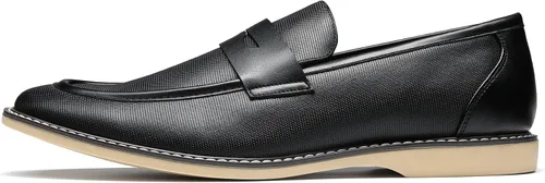 Vista 2 de Bruno Marc Mocasines Penny para hombre, zapatos de vestir formales de negocios