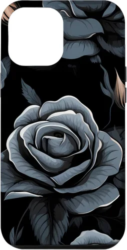 Vista 26 de Black Rose Floral Flower Case for iPhone 16