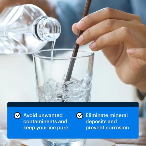 Vista 4 de Essential Values Limpiador y Descalcificador para Máquina de Hielo 16 fl oz - Limpiador y Descalcificador para Fabricadora de Hielo - Compatible