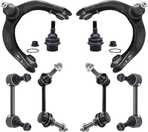 Vista 22 de Detroit Axle - Kit de suspensión frontal de 8 piezas para Chevy Silverado