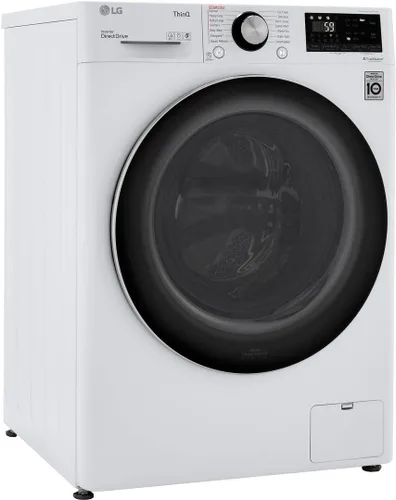 Vista 2 de LG WM3555HWA - Lavadora/secadora inteligente todo en uno de 24 pulgadas con capacidad de 2.3 pies cúbicos, habilitado para Wi-Fi, 14 ciclos