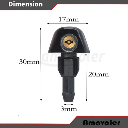 Vista 2 de 2 boquillas de limpiaparabrisas para Toyota 4Runner 87-95, Celica 87-89, Hilux LN85 LN90 LN106 LN165 88-05, Pickup 87-94, Supra 86-88, Tacoma 88-95