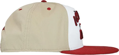 Vista 6 de Naruto Shippuden Ichiraku Ramen Icon Hidden Leaf Village - Sombrero de pico plano ajustable rojo y blanco