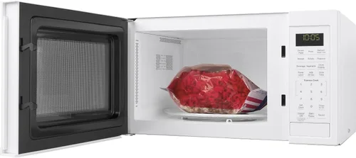 Vista 4 de GE hornos microondas de mostrador, Pequeño, Blanco