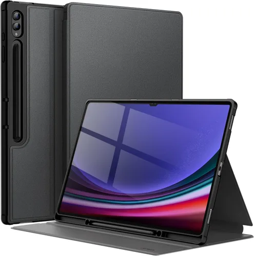 Vista 11 de JETech Funda para Samsung Galaxy Tab S10 Plus/Tab S9 Plus de 12.4 pulgadas con soporte para S Pen y funda protectora para tableta, diseño de folio