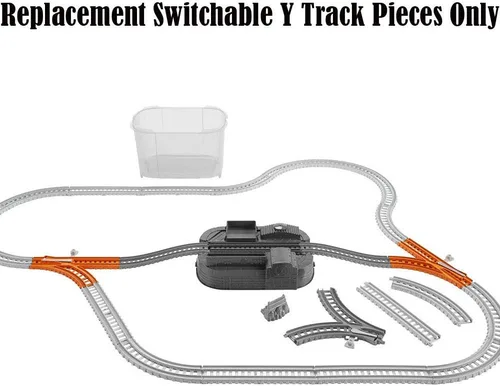 Vista 5 de Piezas de repuesto para Thomas The Train - FXX69 ~ Thomas & Friends Trackmaster Builder Bucket ~ Piezas de repuesto intercambiables en Y Track ~ 1