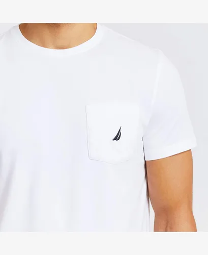 Vista 2 de Nautica Camiseta de manga corta con cuello redondo y bolsillo para hombre