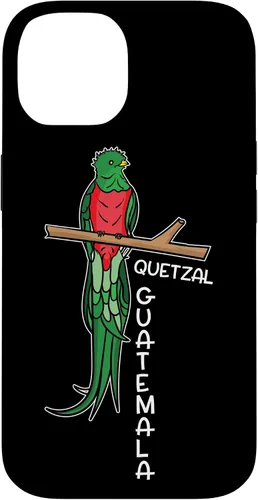 Vista 4 de Quetzal de Guatemala - Carcasa para iPhone 17, diseño de pájaros y bandera de Guatemala
