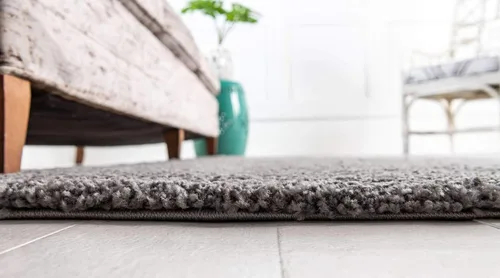 Vista 4 de Unique Loom Solo Collection - Alfombra de área - Calabasas (7' 10" x 10' Rectángulo, Gris)