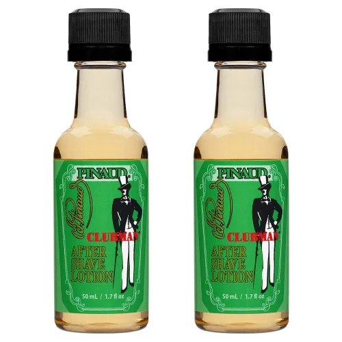 Vista 9 de Clubman Loción para después del afeitado Citrus Musk, enfría al instante, tonifica y refresca la piel después del afeitado, 1.7 onzas líquidas x 2